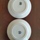 8 iron earthenware plates (St Amand Hamage HB & Cie Sarreguemines Digoin)