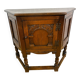 Vintage Old Charm Furniture Canted Side Cabinet English Country House  1970