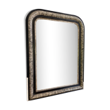 Louis philippe antique mirror with marbled plate