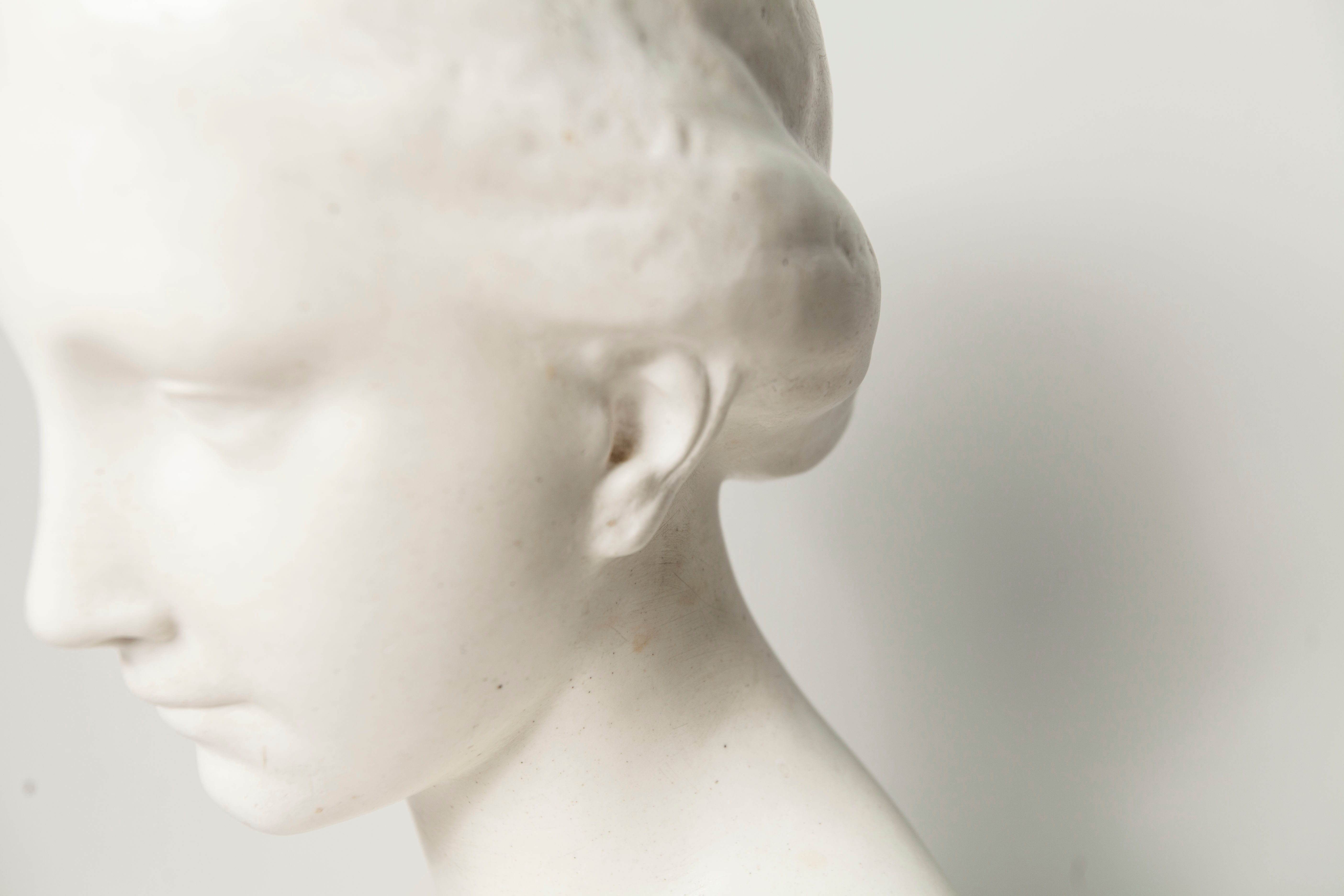 Buste femme en marbre 43cm musée Louvre 1445