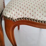Lot de 4 Chaises Vintage Style Louis XV / Louis Philippe