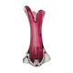 Vase Murano splash pink glass