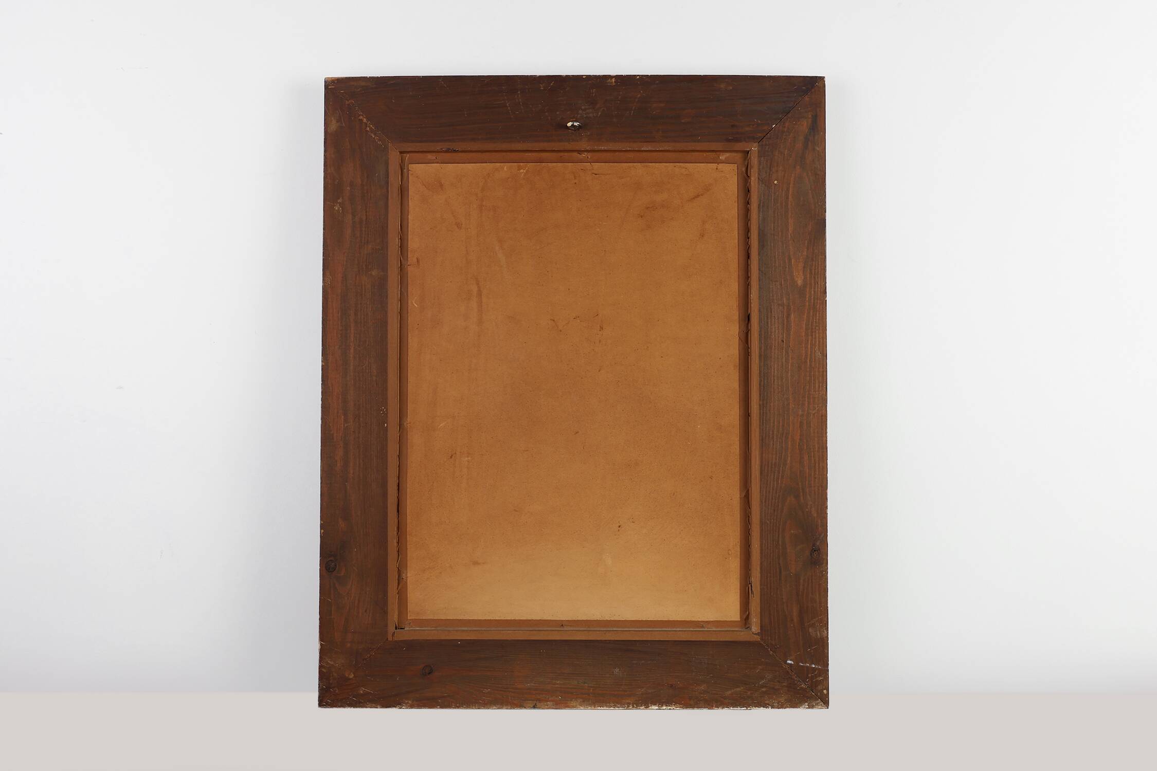 Carved Baroque Black and Giltwood Mirror, France 1850s