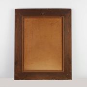 Carved Baroque Black and Giltwood Mirror, France 1850s