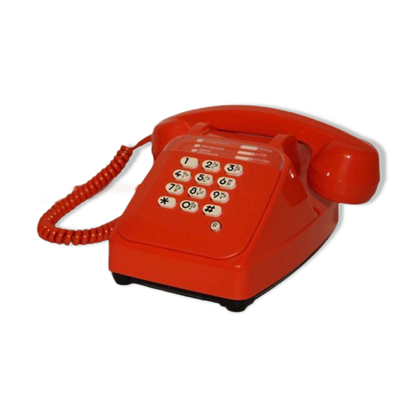 Orange socotel key phone - vintage 1980