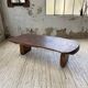 Table basse brutaliste artisanale 1950