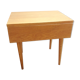 Table de chevet en bois verni style scandinave / vintage années 60-70