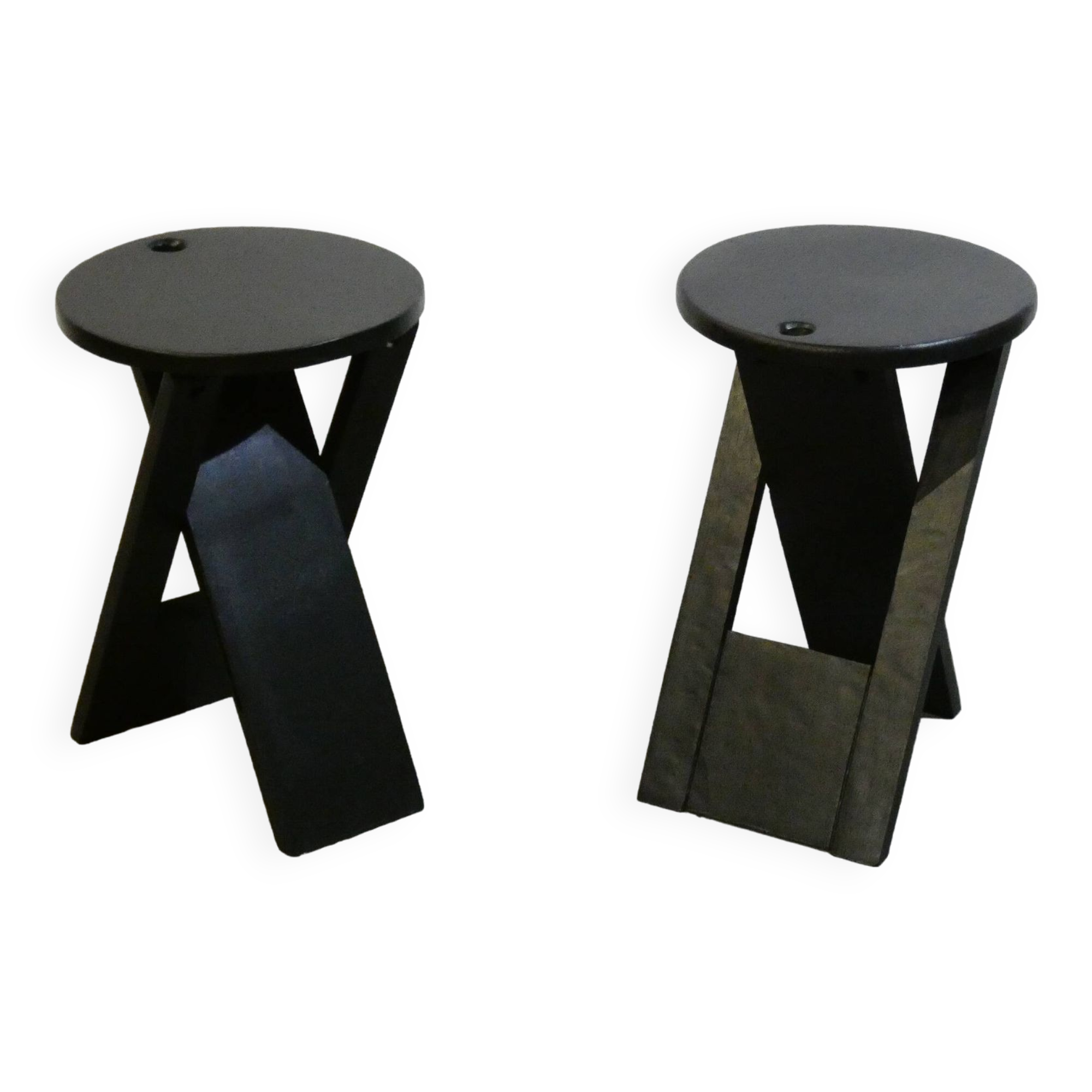 Pair of Suzy stools designed by Adrian Reed 1980