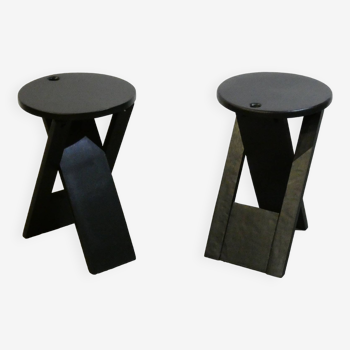 Pair of Suzy stools designed by Adrian Reed 1980