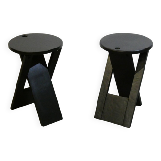 Pair of Suzy stools designed by Adrian Reed 1980