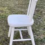 Vintage 1970s children's chair painted wood