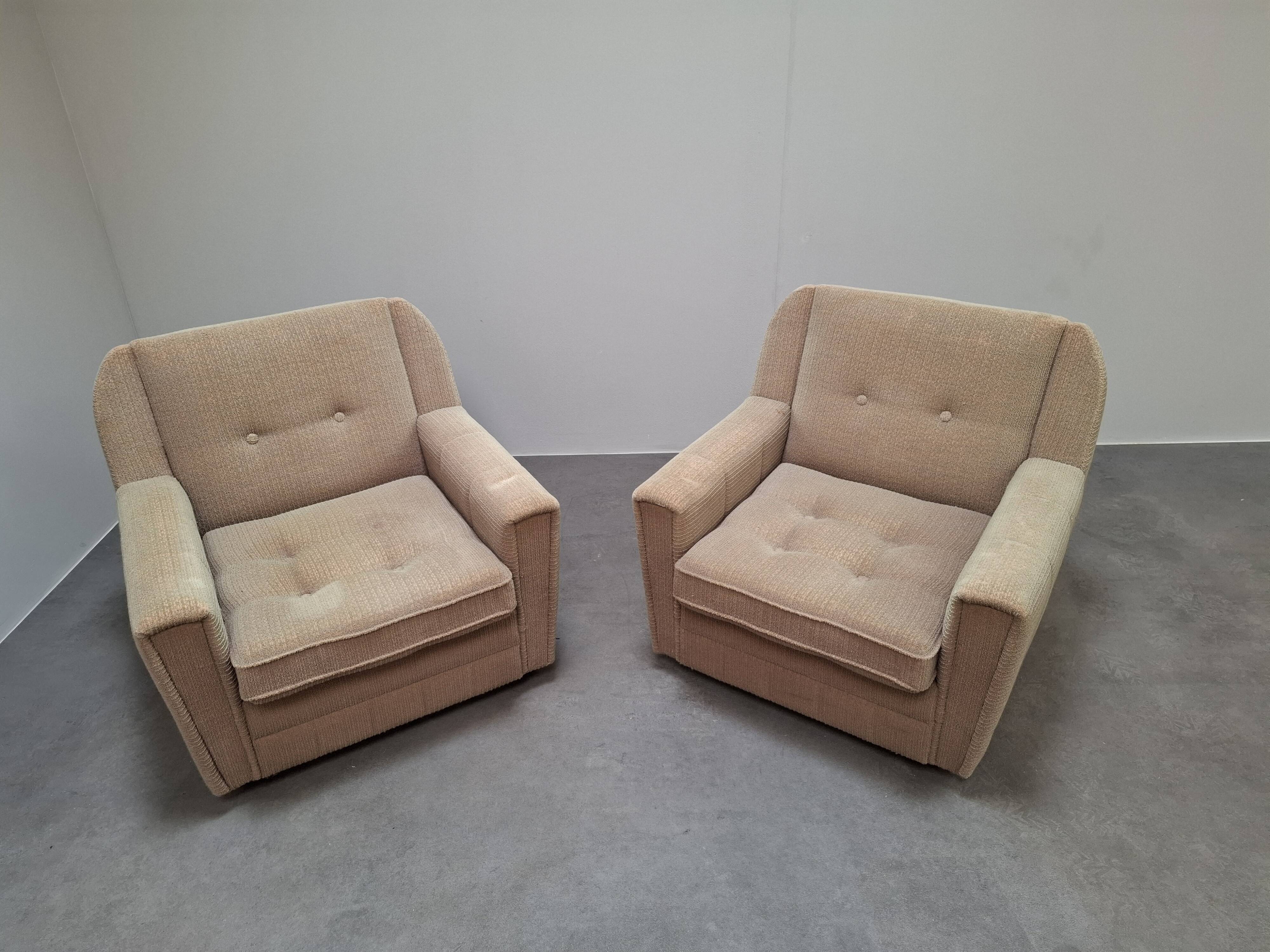Paire de fauteuils lounge Wiberg Mid-Century Modern par UP Závody Rousínov