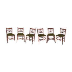 Set de 6 chaises lyre