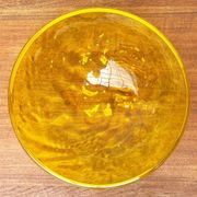 Vintage Italian Large Rare Yellow Moon Bowl from Mario Bellini for Kartell