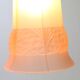 Art Deco chandelier with etched pink glass shades, Belgium 1930s