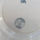 Old plate E. Bourgeois Earthenware Porcelain Crystals