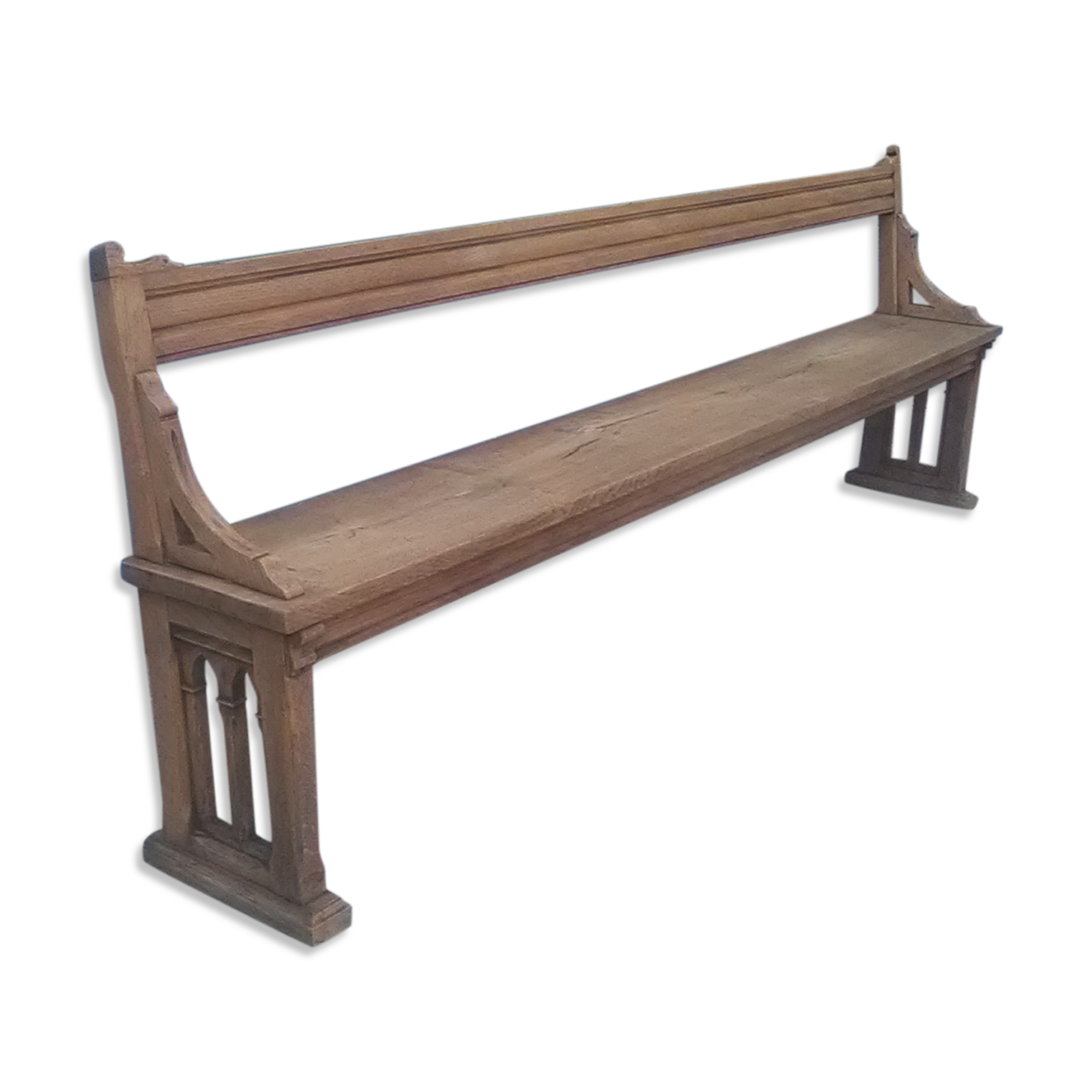 Oak church bench 2m45