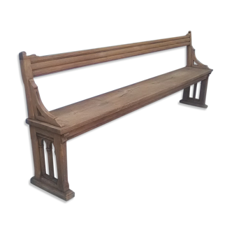 Banc d'église chêne 2m45