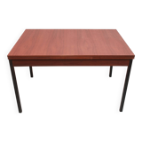 1960s extendible diningtable in teak and metal