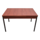 Table à manger extensible des années 60 en teck et métal