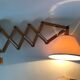 Applique murale extensible orientable bois