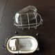 Industrial style porthole wall light / vintage 60s-70s