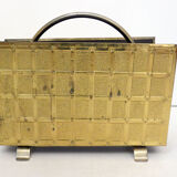 1960's brass magazine rack