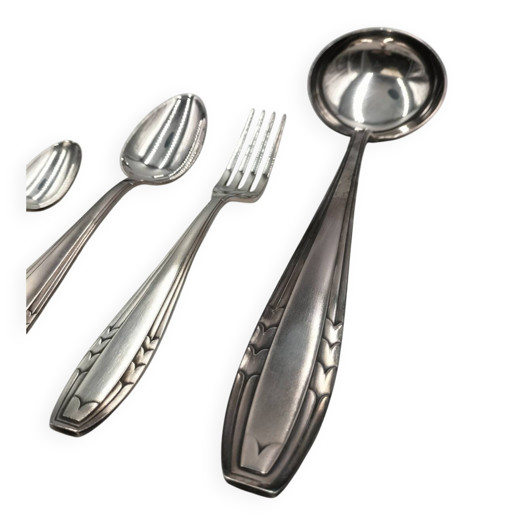 Ménagère métal argenté art deco