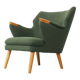 Kurt Olsen lounge chair No 221, Slagelse Møbelvaerk, 1960s