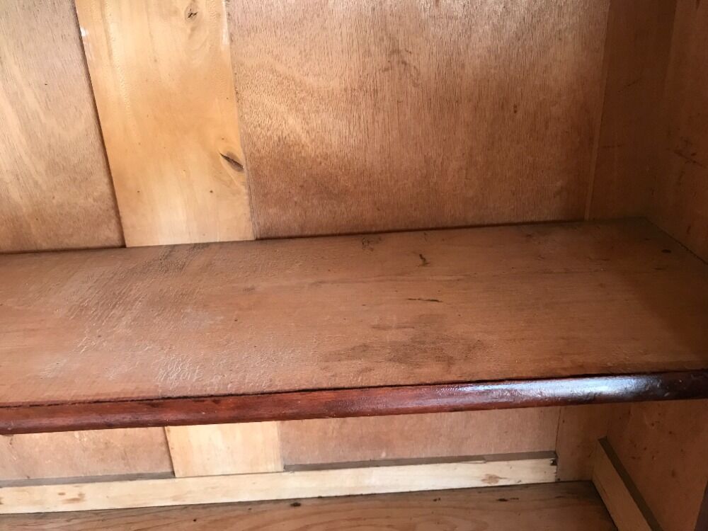 Placard de campagne vaisselier meuble haut vitré