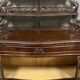 Superb curved display cabinet from the Napoléon III period, made of mahogany.
