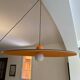 Designer chandelier, metal and soundproofing felt