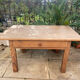 Vintage pine farmhouse coffee table