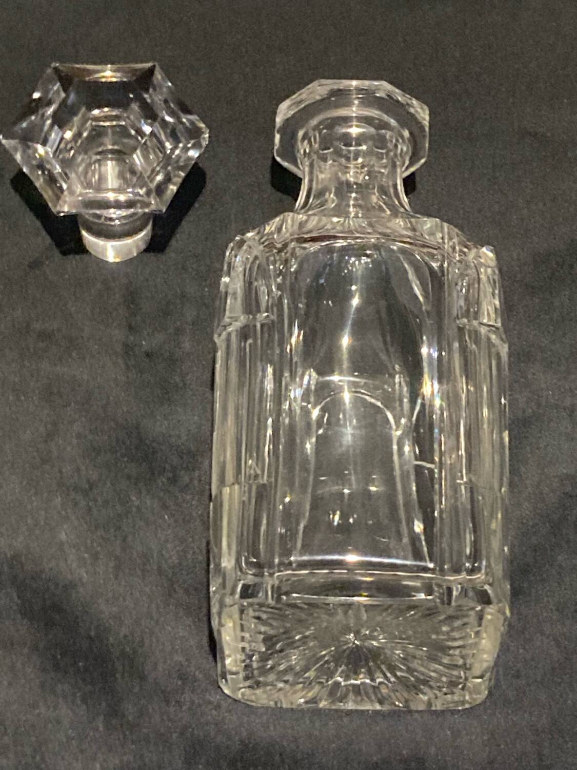 Small whisky crystal carafe