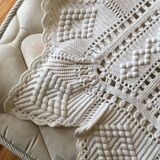 Handmade Crochet Diamond Blanket