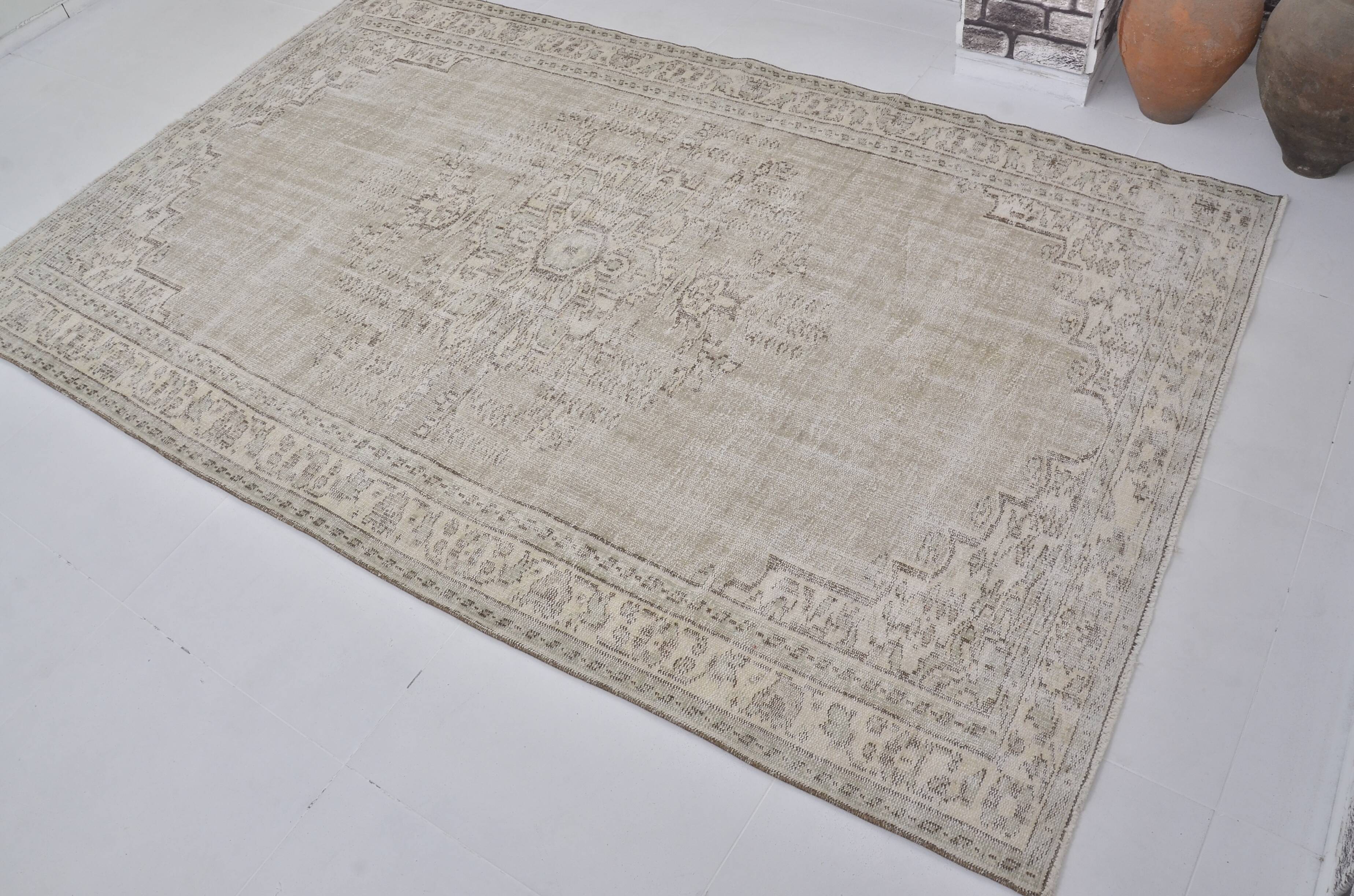 Beige Anatolian Handknotted Wool Rug sku 1487