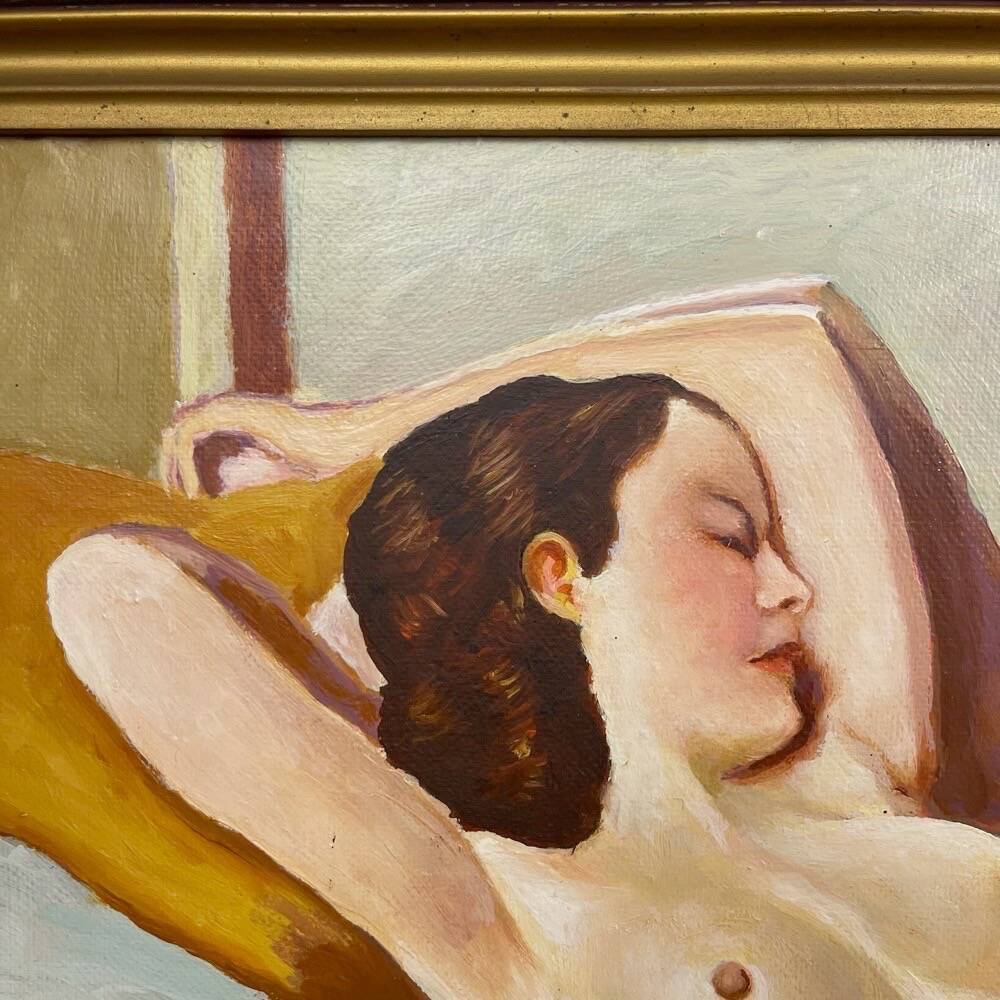 Oil on canvas Female nude 1952