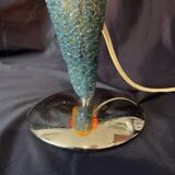 Vintage parrot lamp soft plastic and chrome table lamp exotic lamp