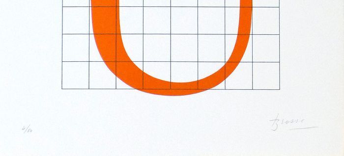 Joan BROSSA, Poema visual 17, 1989. Original lithograph signed