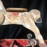Cheval à bascule avec roulettes