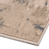 2.4x3.4 m Blue and beige wool rug