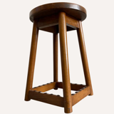 Dutch art deco stool, Amsterdam School ca 1920-1930