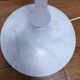Massive alabaster floor lamp with metal embellishments from the 1970s.