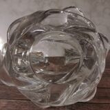 Paire de bougeoirs deux branches cristal