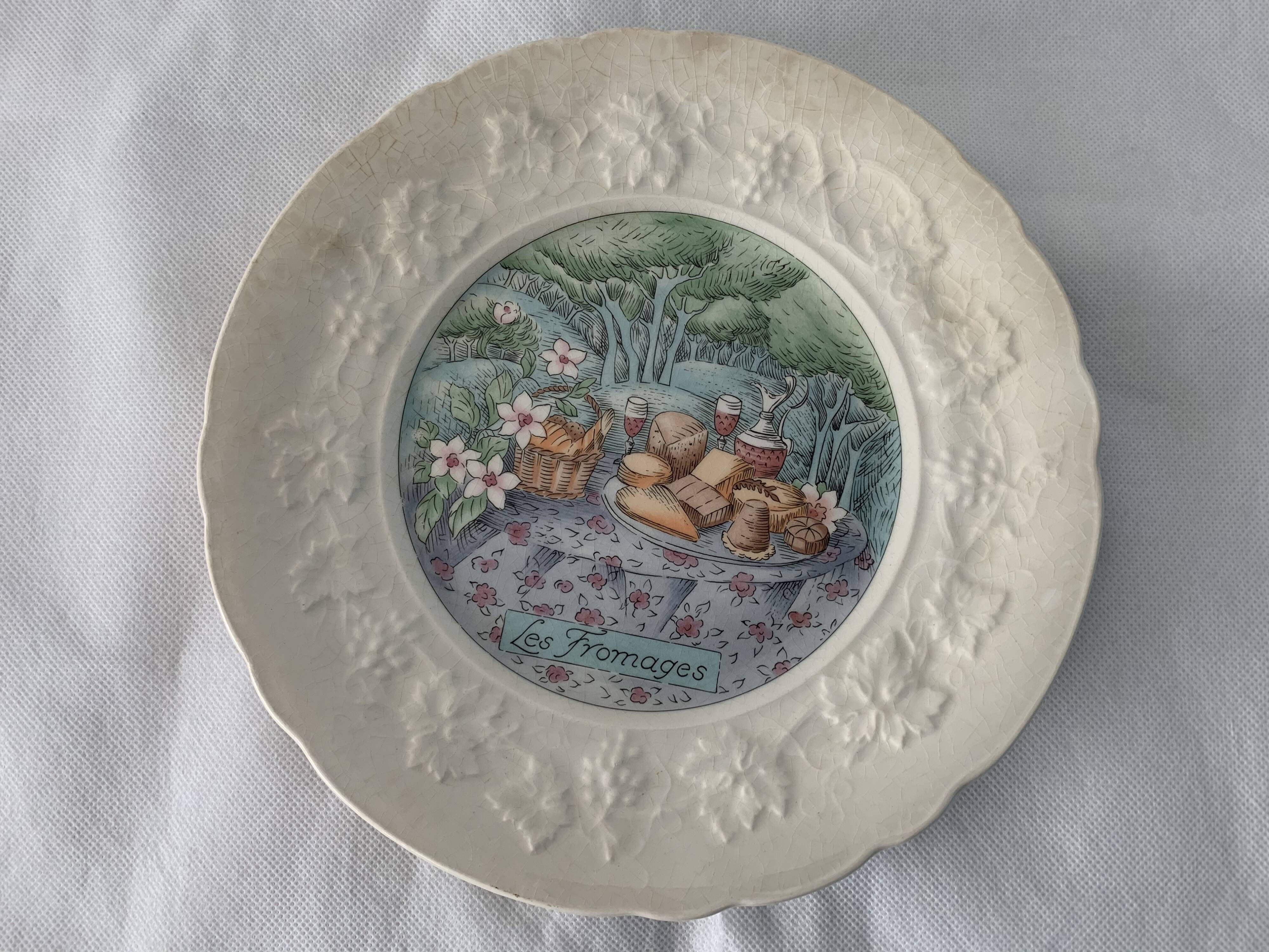 5 Gien Cheese Plates Marie-Pierre Boitard Flavours