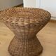 Tabouret tressé naturel osier