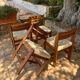 Chaises en ormes massif circa 70