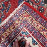 Antique persian heriz rug wool handmade 91cm x 132cm - circa 1920 (1c1202)