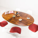 Oval dining table in rosewood by Maurice Burke for Arkana, England, 1960s