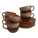 Cups & saucers Sarreguemines
